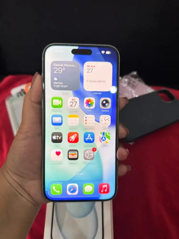 Iphone 15 Plus 128GB Blue BH 99% Garansi Ibox Panjang