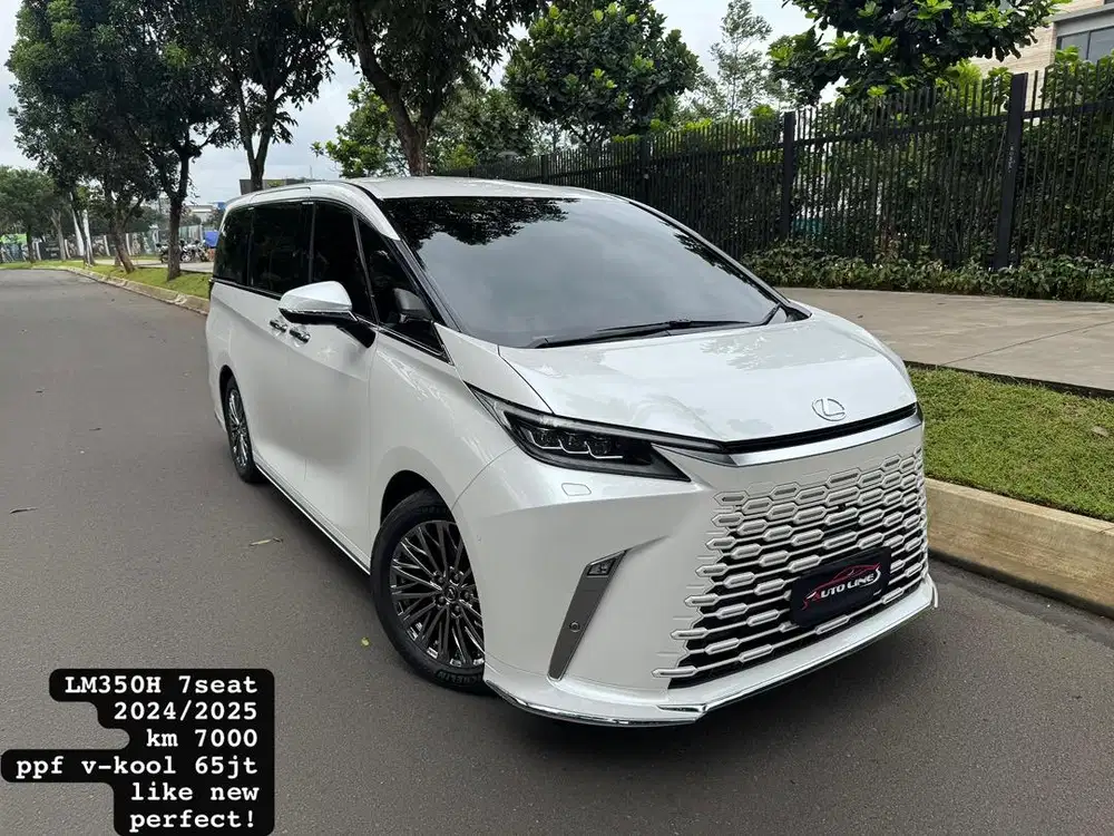 lexus lm350 lm 350 hybrid 2024 reg 2025 km7000 ppf vkool65jt like new!