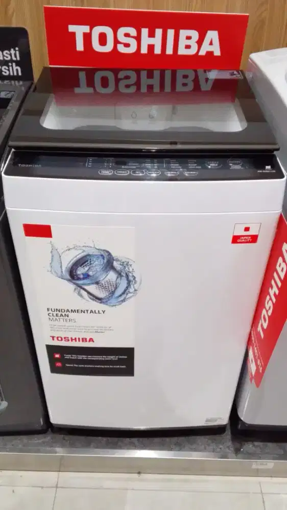 Toshiba WM Top Load 7 KG WHITE black