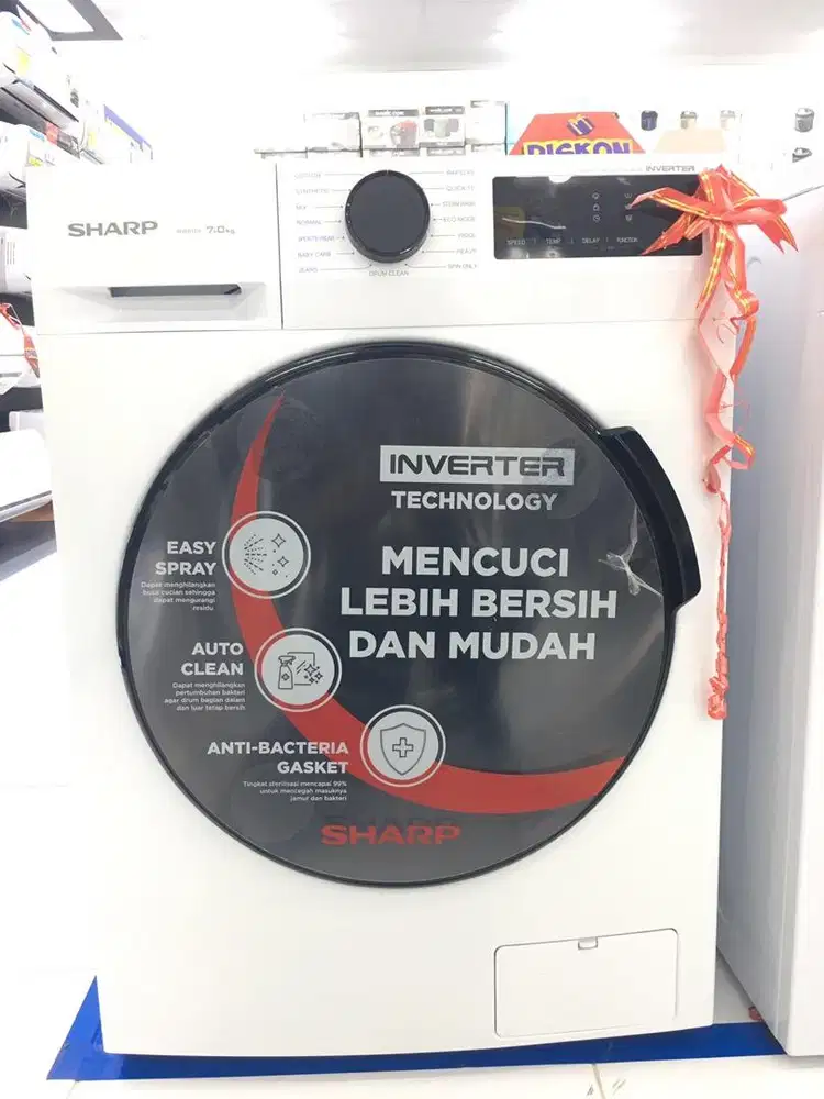 MESIN CUCI SHARP 7KG INVENTER