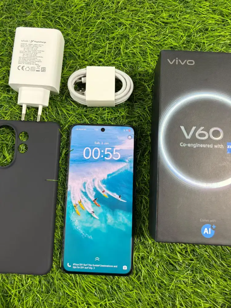 Vivo V60 5G 12/256gb sebulan pakai