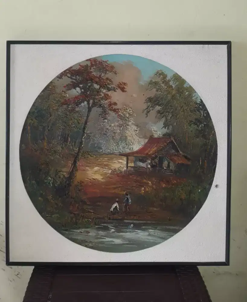 Lukisan Canvas Jadul