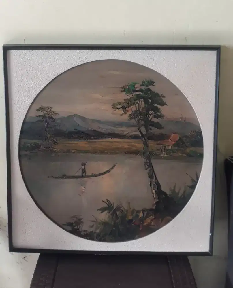 Lukisan Canvas Jadul