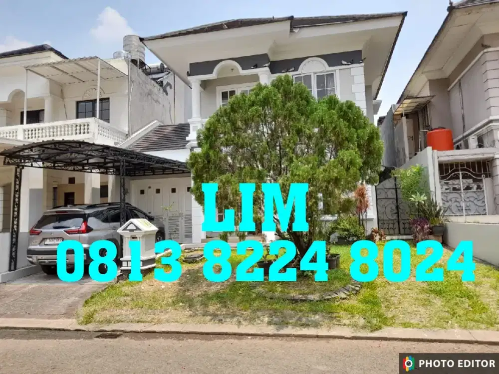 rumah bagus besar rangka baja ringan LT 275 kota wisata cibubur jakarta timur