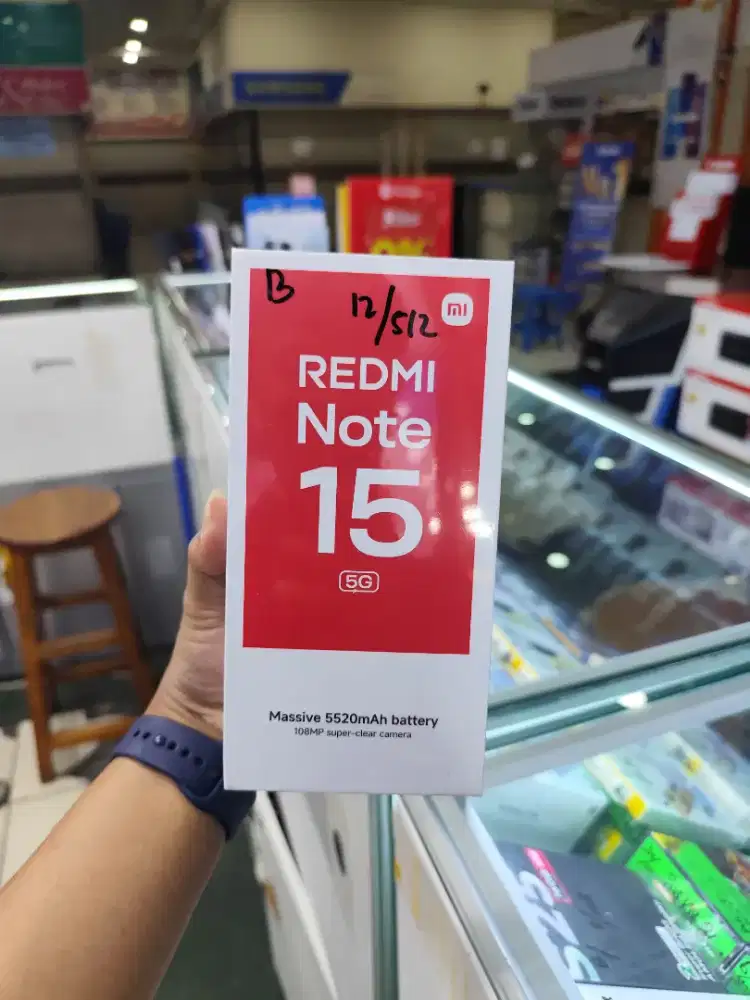 REDMI NOTE 15 5G 12/512 (Unit Baru)cod