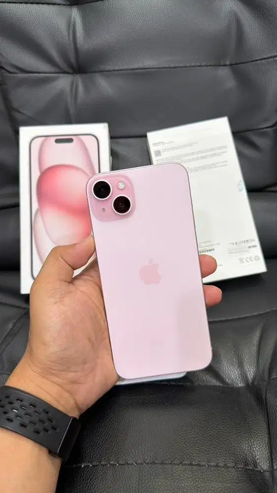 iPhone 15 Plus 128GB iBox Fullset Original Garansi ON