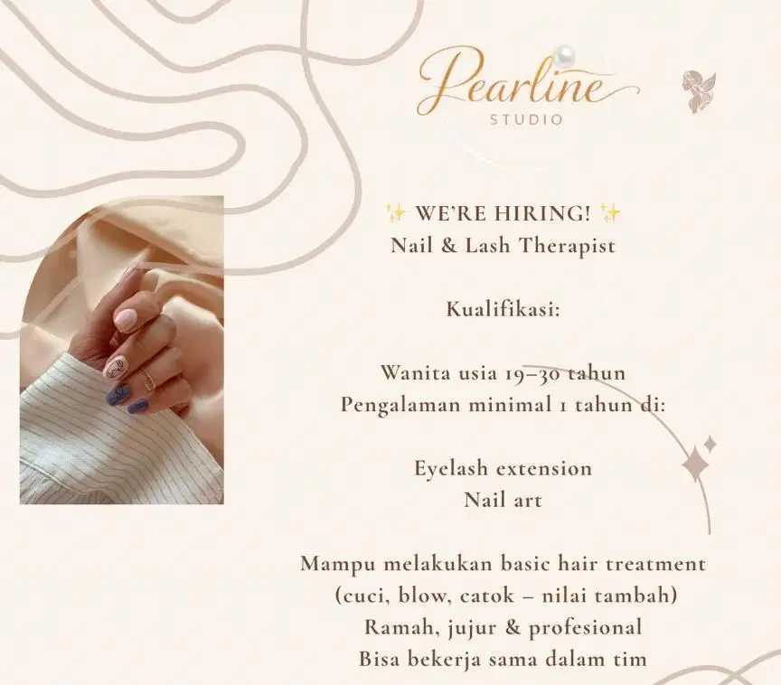 LOWONGAN KERJA NAIL ART  - EYELASH EXTENSION - Admin