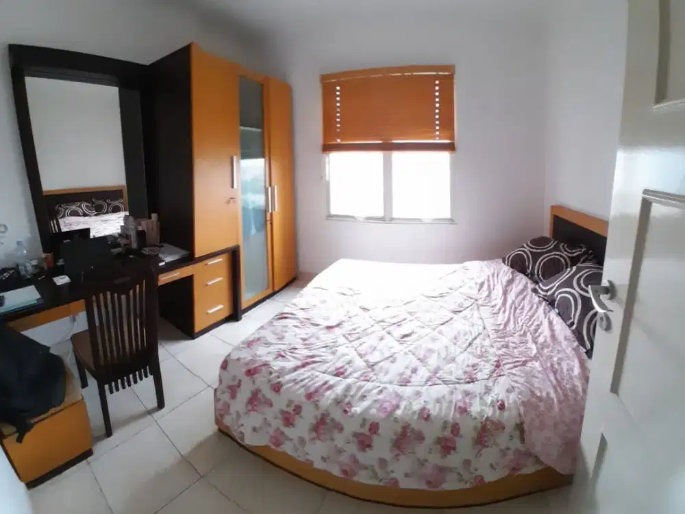 NL.388 - Murah !! Dijual Apt. City Home Santai Monica Bay Luas 45 Lantai Rendah Semi Furnish