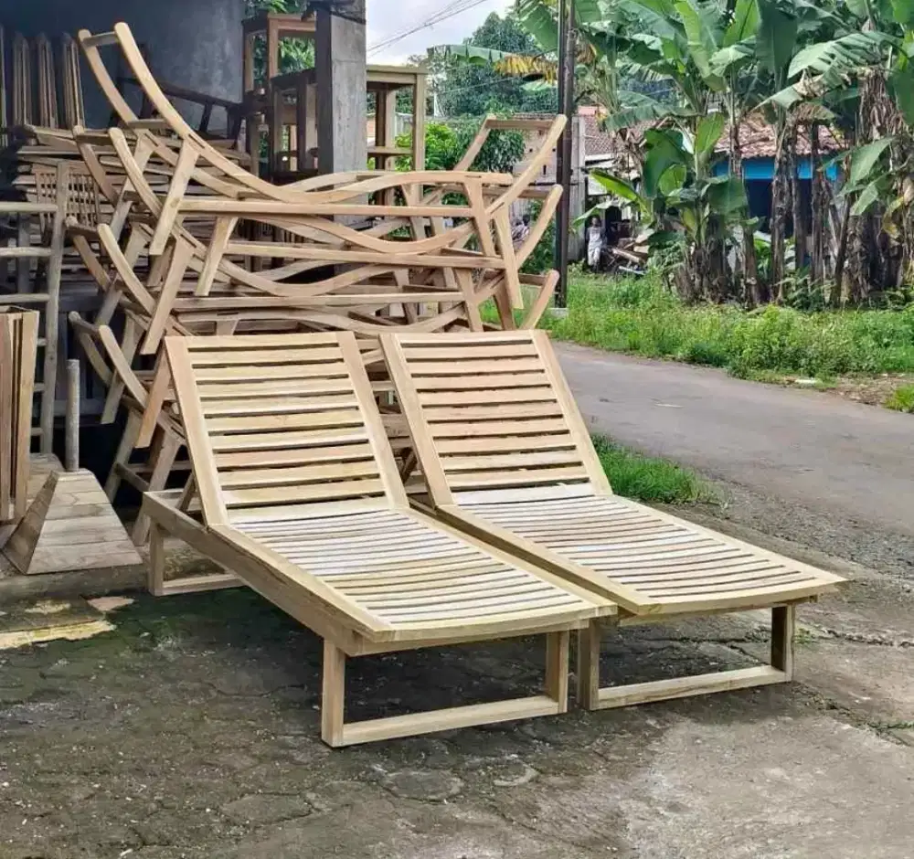 Lounger, sunbed, kursi santai