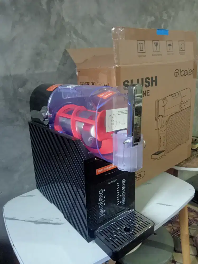 Mesin iceler ics - 2L slush lengkap likenew muluss baru pake 2x
