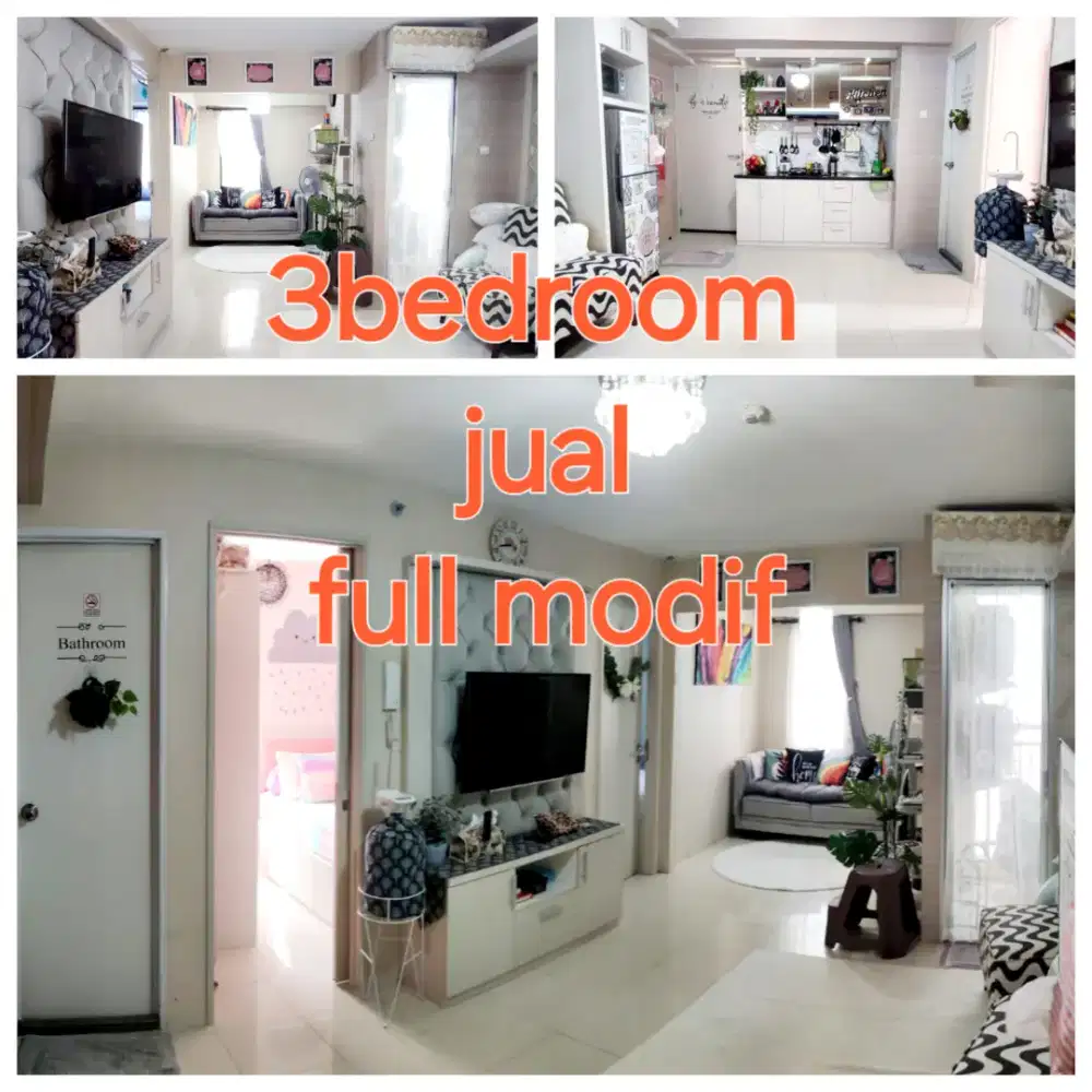 Monggo mupung masih readdy stock jual BU type 3br apt Bassura cty