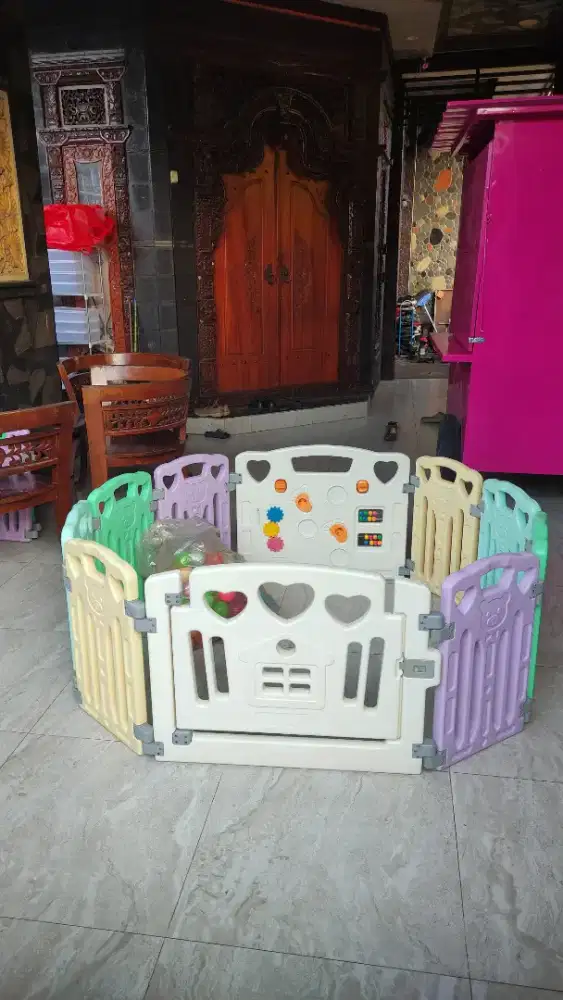 FREEBOLA! COBY HAUS FENCE 8+2 PAGAR BAYI PENGAMAN NOT LITTLE TIKES ELC