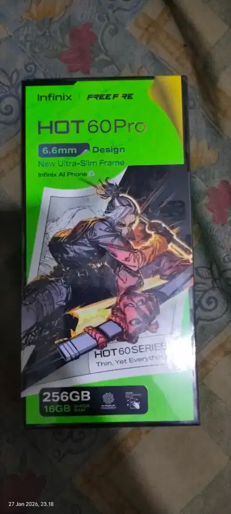 Infinix Hot 60pro 8/256GB BARU