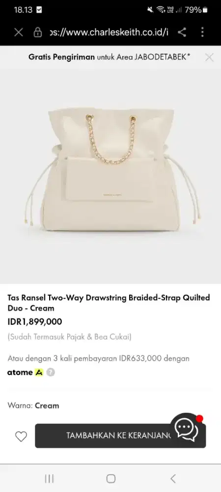 Tas Ransel Charles Keith