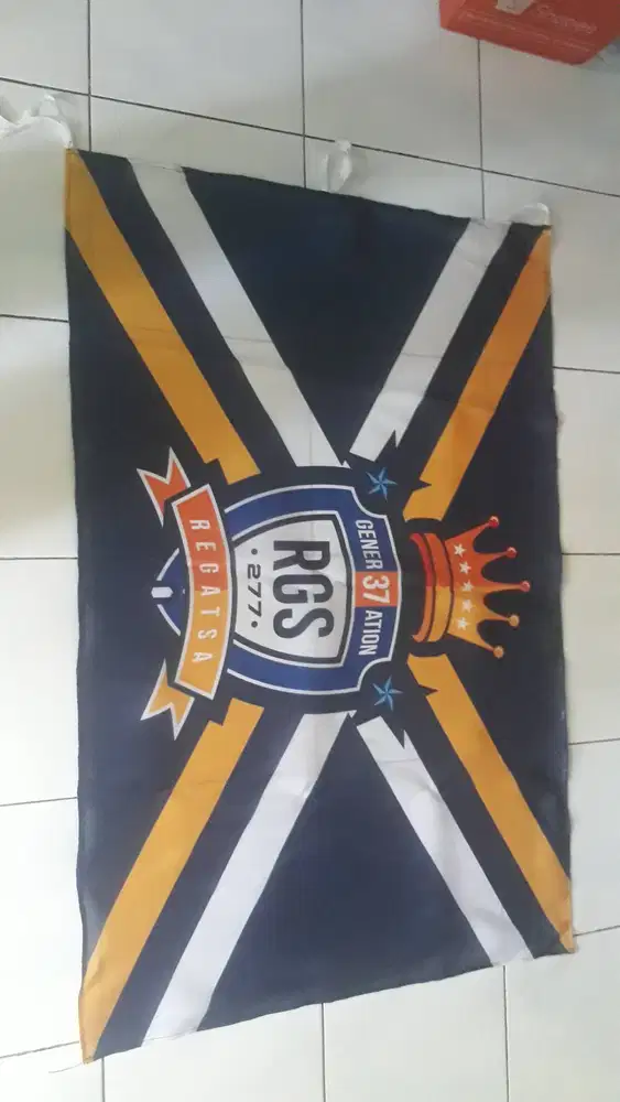 Print bendera kain supporter bola bisa satuan bijian di Surakarta Solo