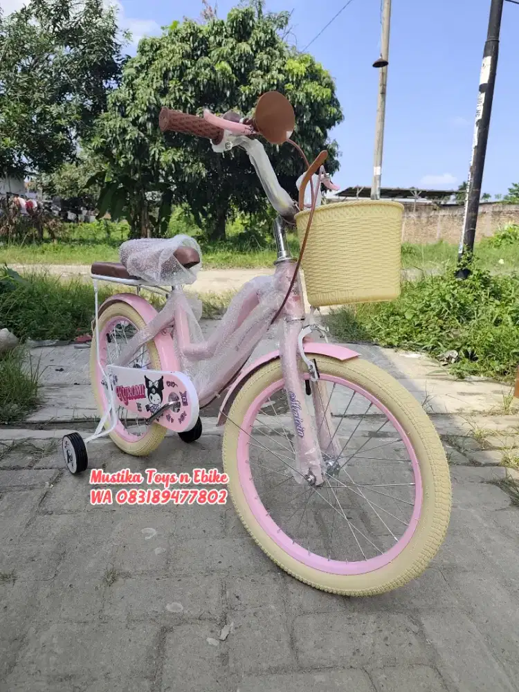 Sepeda Anak cewk Mortein alah Korea, lengkap terompet uk12 16 18