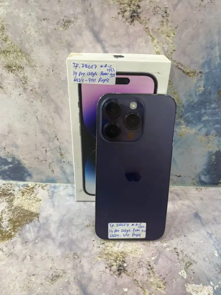 Ip.28657 || Iphone 14 Pro 128Gb Purple (Resmi)