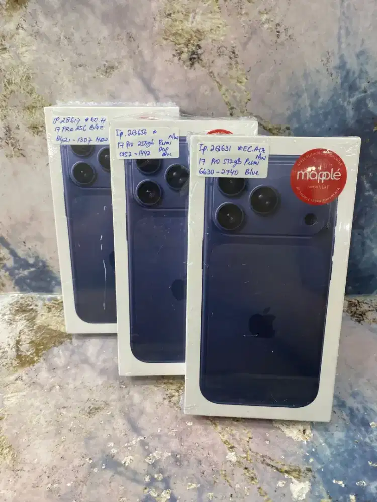 Iphone 17 Pro 256Gb Deep Blue New (Resmi)