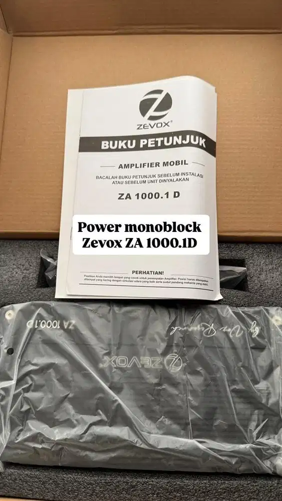 Power monoblock Zevox ZA 1000.1D