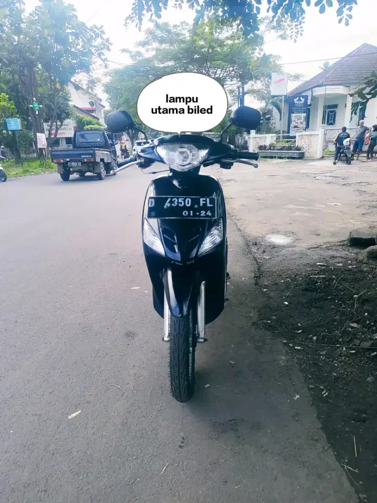 Mio sporty hitam siap pakai tampil elegan