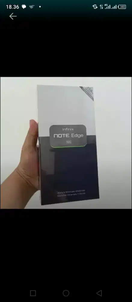 Infinix note edge 5G 8/258 jual Bu