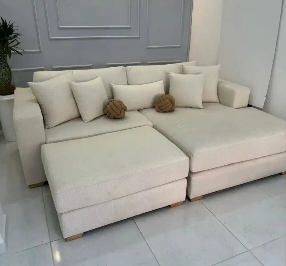Sofa L besar  minimalis