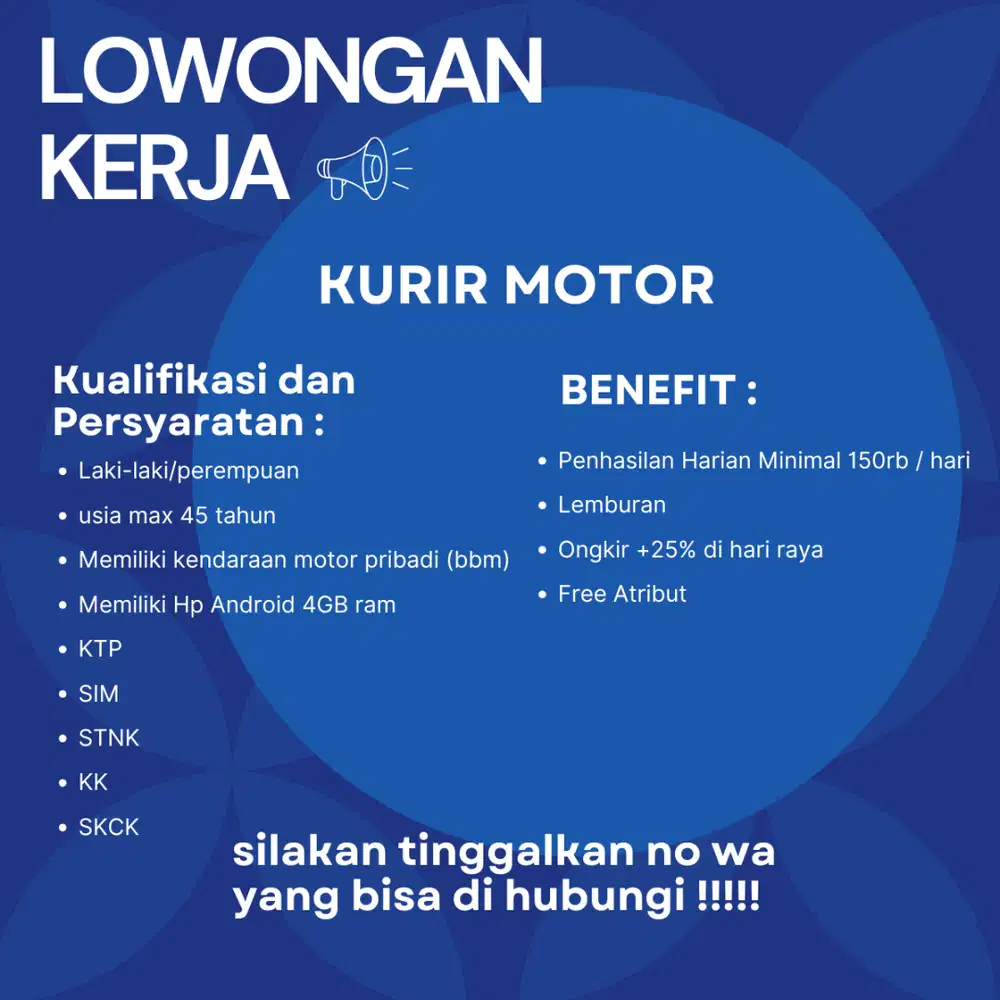 OJOL/KURIR MAKANAN/CHINESE FOOD DELIVERY