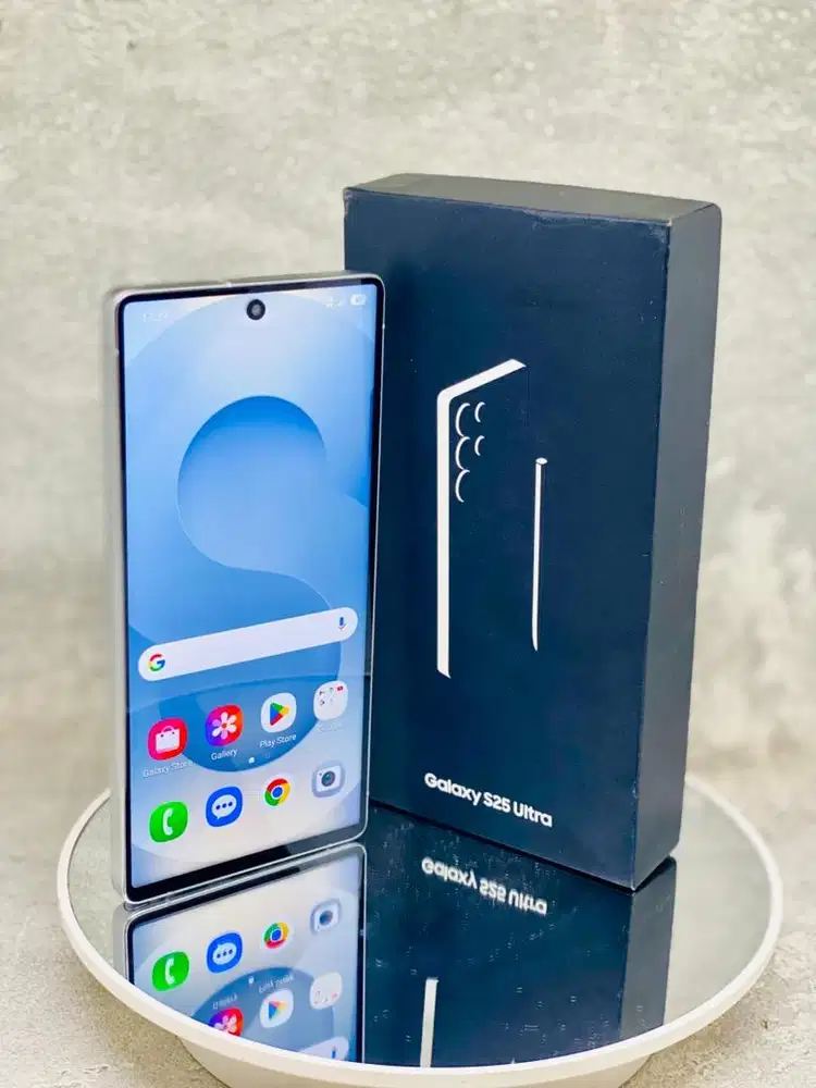 SAMSUNG S25 ULTRA 12/512 GARANSI RESMI MULUS FULLSET TITANIUM WHITE