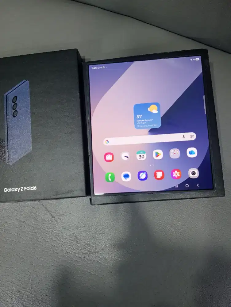 Samsung zfold 6 12/256GB Blue resmi