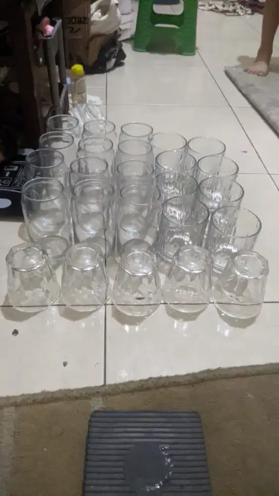 Gelas kafe dan warung kopi