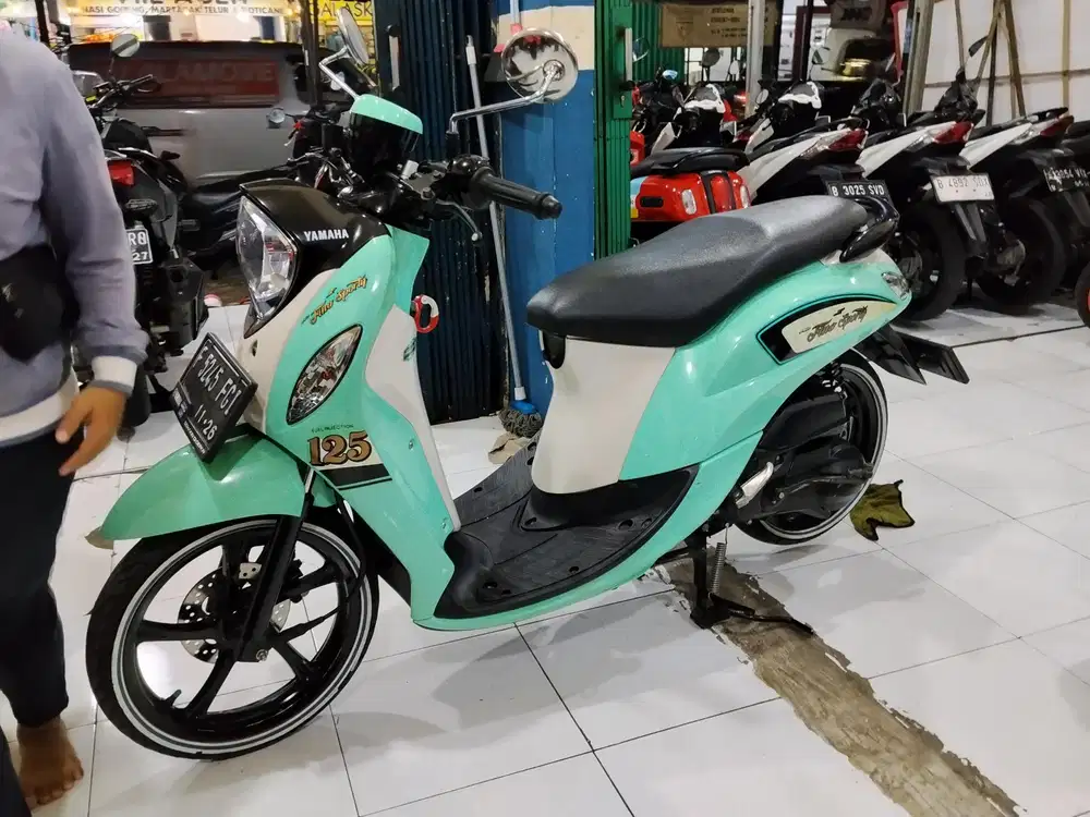 [FORSALE] yamaha fino sporty 2021 gres full orisinil