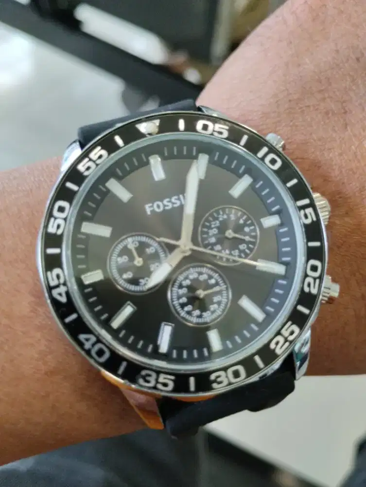 jam tangan fossil chronograph original