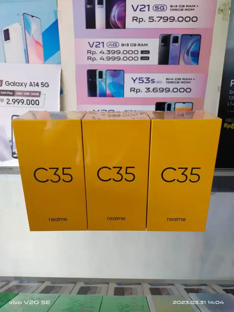 Realme C35 4/128 GB Triple Camera 50 MP Batre 5000 mAh Garansi Resmi