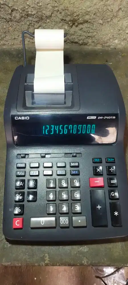 Mesin kasir Kalkulator print Casio DR 240 Tm