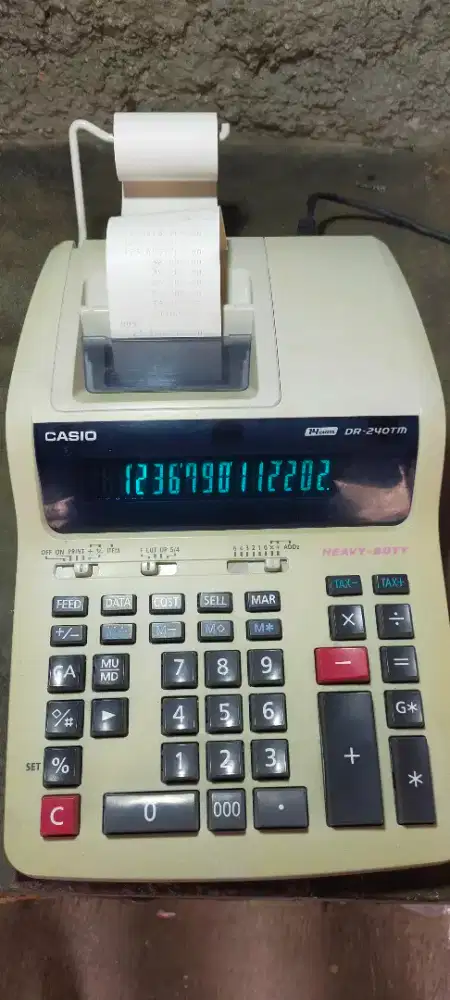 Kalkulator print casio