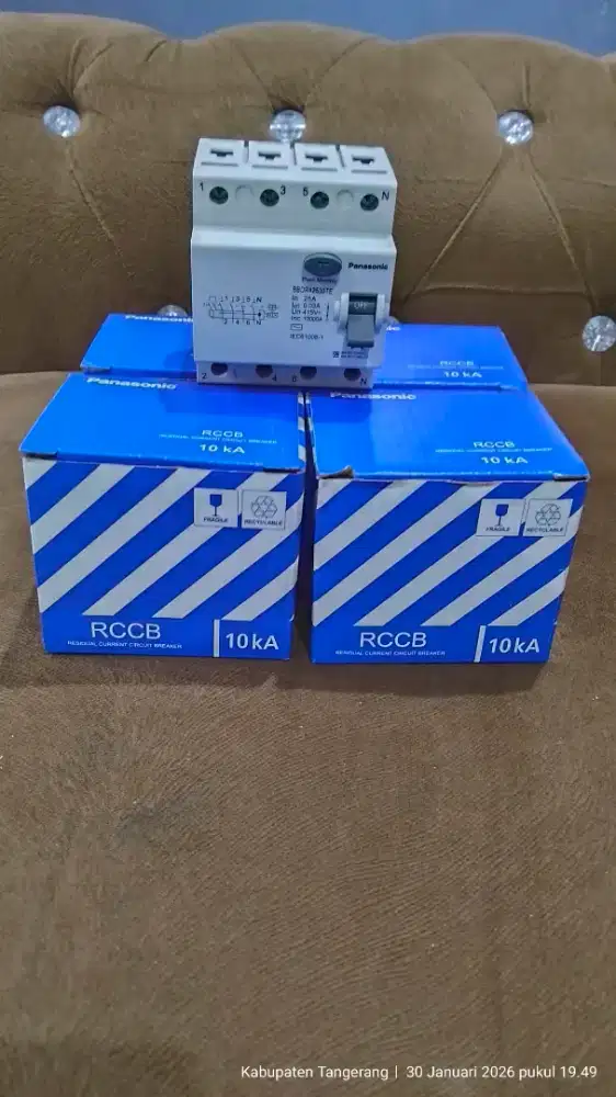 Rccb panasonik 25A