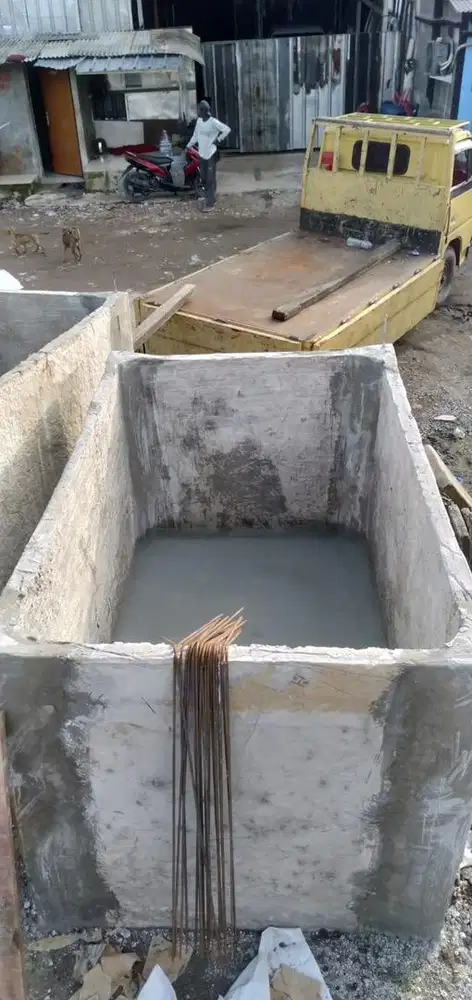 bak beton cor/ groundtank/ septictank/ bak air tanam dalam tanah