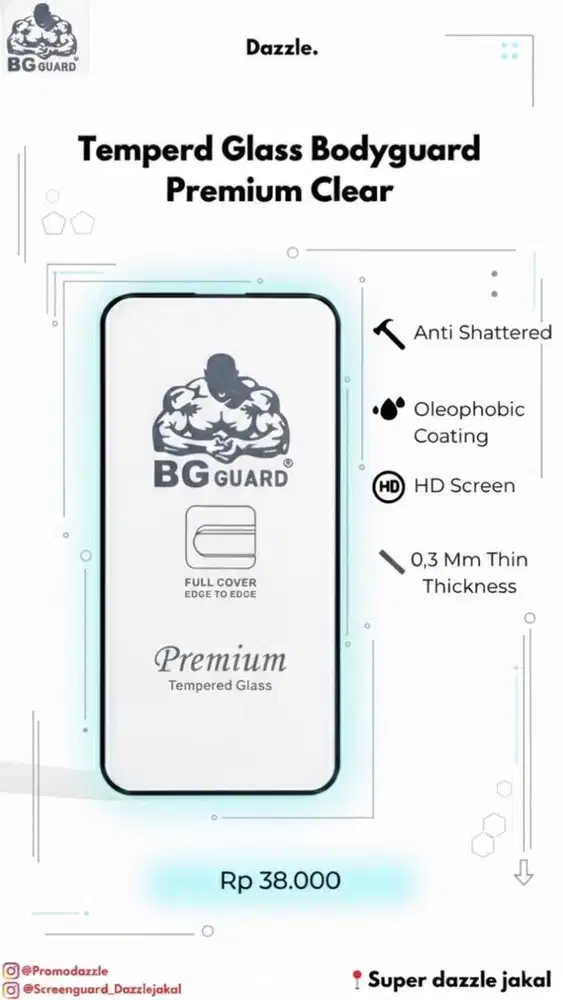 TG Premium Bodyguard Clear