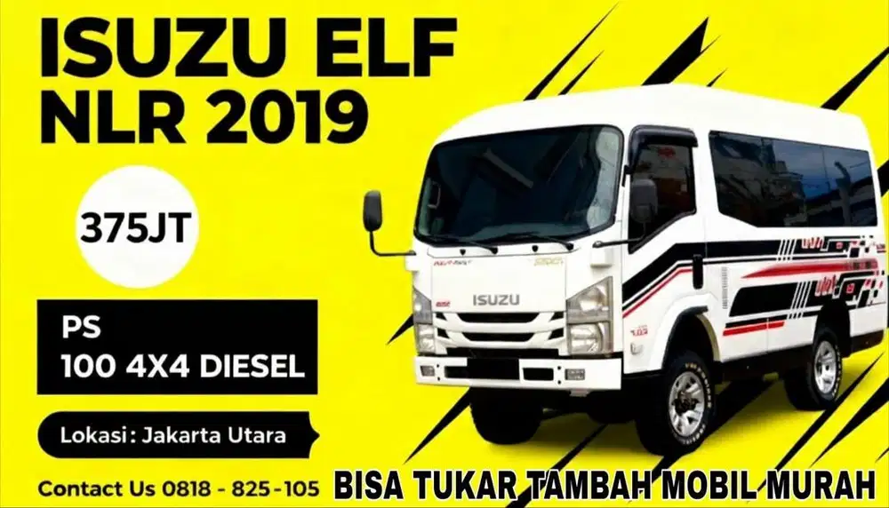 ISUZU ELF MINIBUS NLR 4x4 2019 (NIK 2018)