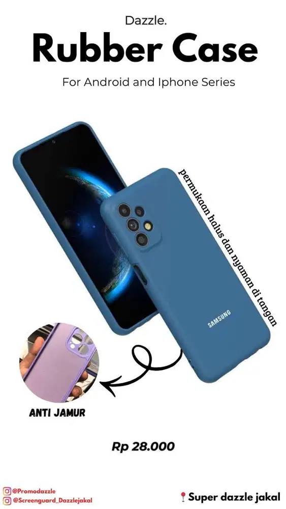 Case silikon Rubber anti jamur