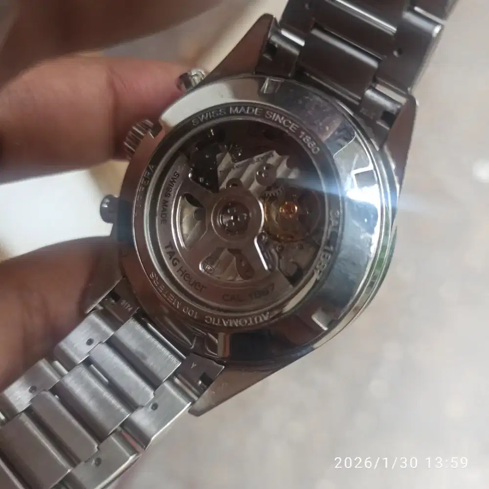 jual cepat tag Heuer 1887 43mm 2013 (jam aja gak ada box)