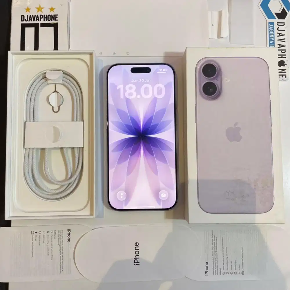 iPhone 17 Lavender 256GB BH 100% Garansi Resmi iBox 22 November 2026