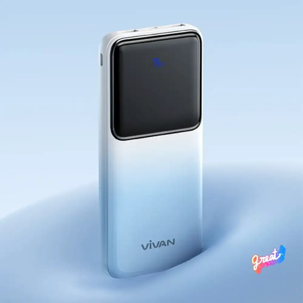 Powerbank Vivan 10000mAh 20W+PD Fast Charging