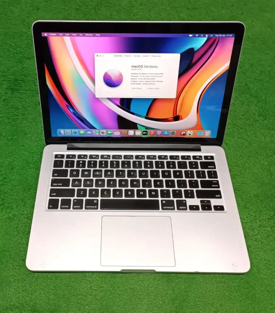 Apple Macbook Pro 2015 Intel i7 16/256 Silver Murah