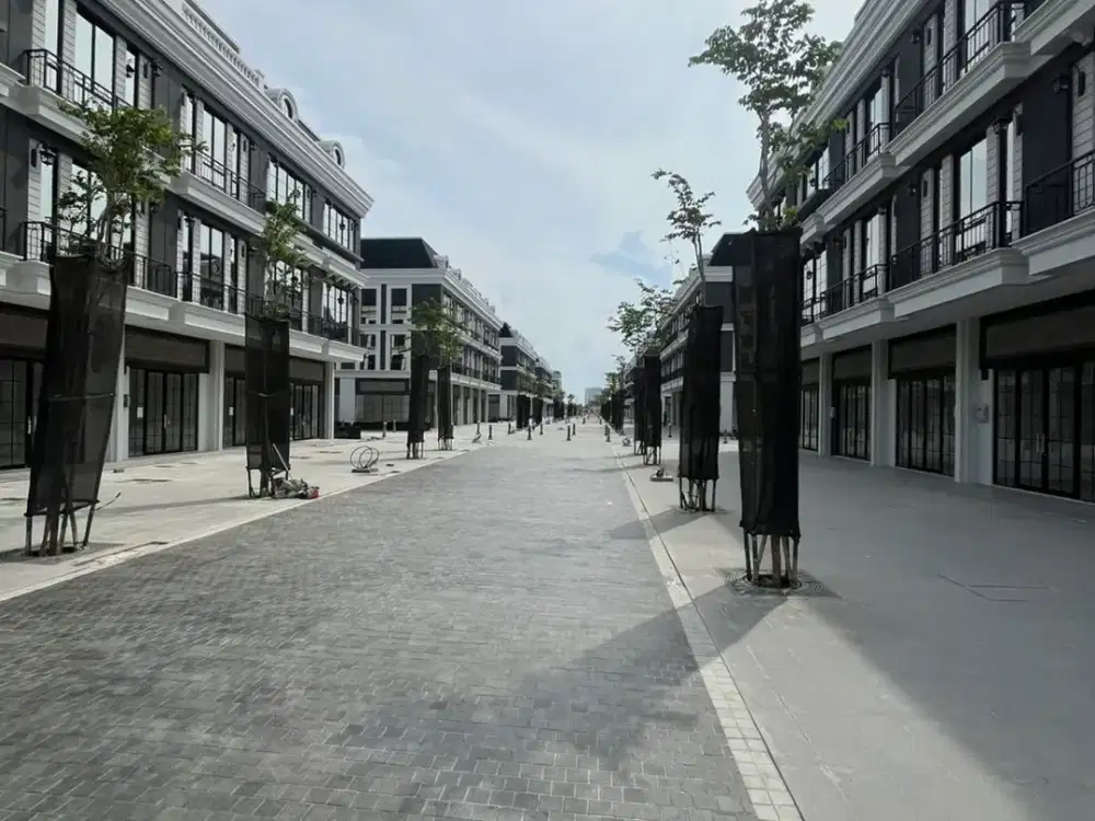 Disewakan Rukan Harvard PIK2 uk 4.5x12.5 m2 Kosongan siap huni