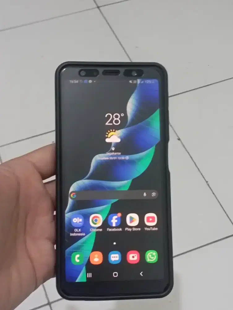 Samsung A7 2018 Blue Sein Ram 4 / 64 GB