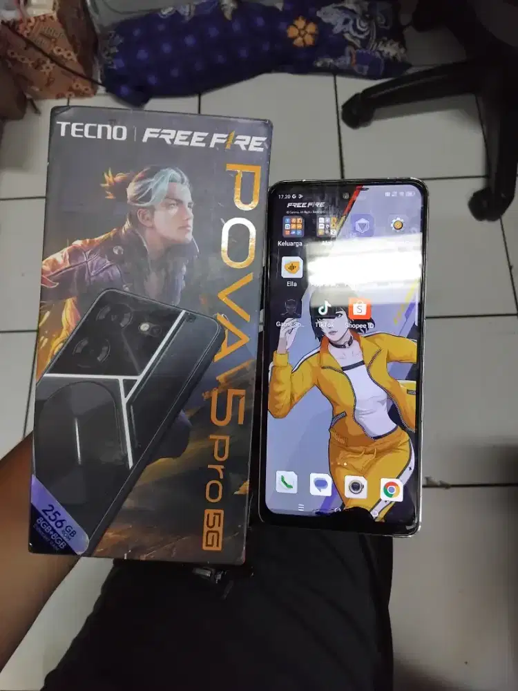 Tecno pova 5 pro 5G 8/256 batangan