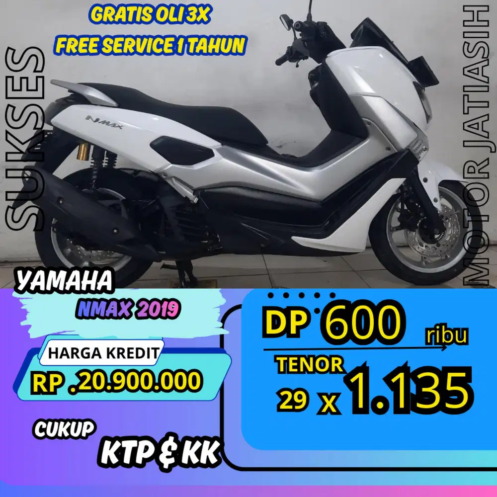 DP MURAH YAMAHA NMAX 2019 DP 600 RIBU HISA CASH/KREDIT