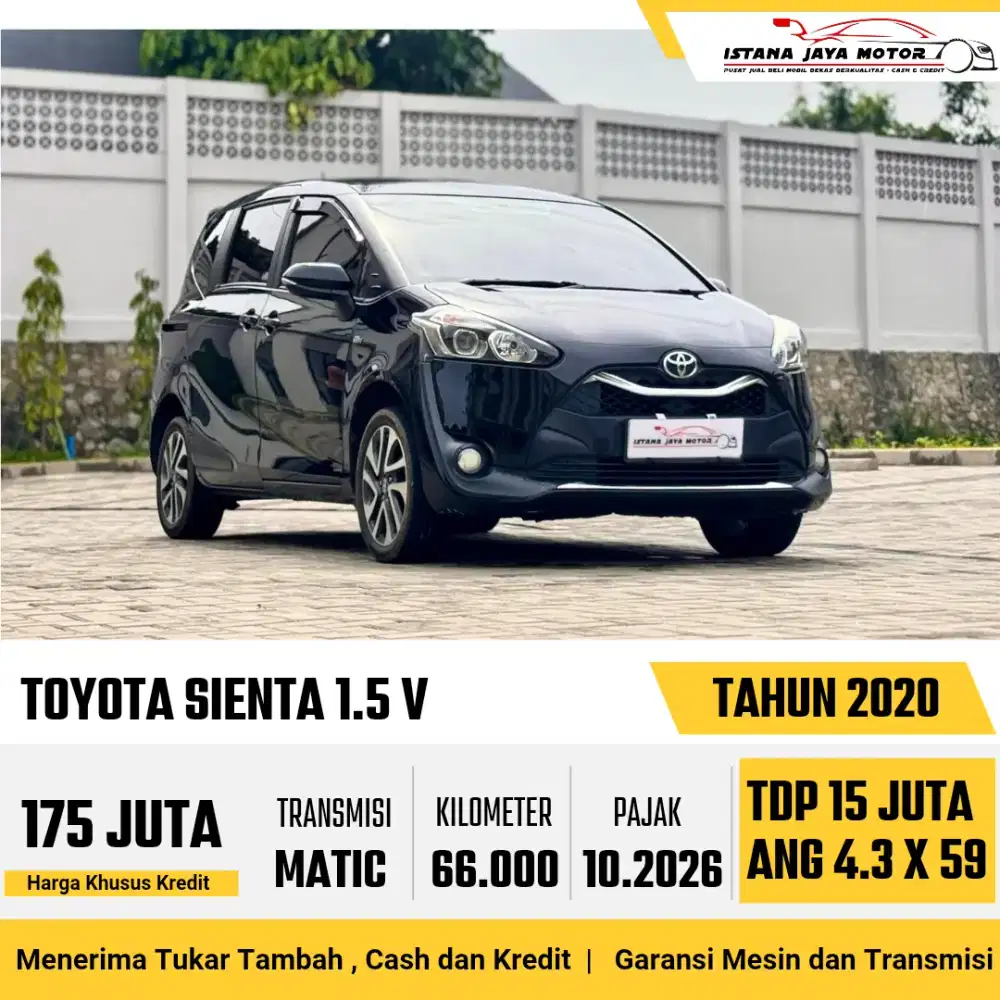 TOYOTA SIENTA 1.5 V CVT 2020
