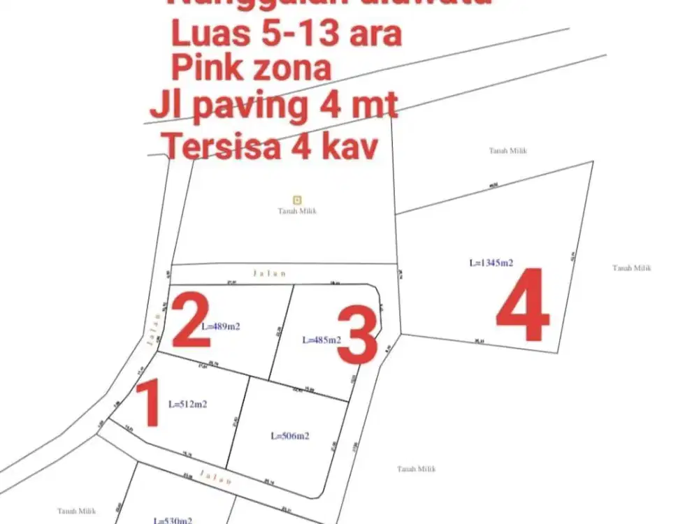 Dijual tanah di Nunggalan beach uluwatu